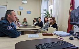 В Могилевской областной нотариальной палате прошла встреча с представителем МЧС